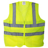 Tr Industrial Yellow Mesh High Visibility Reflective Class 2 Safety Vest, XXXL, 5-pk TR88009-5PK